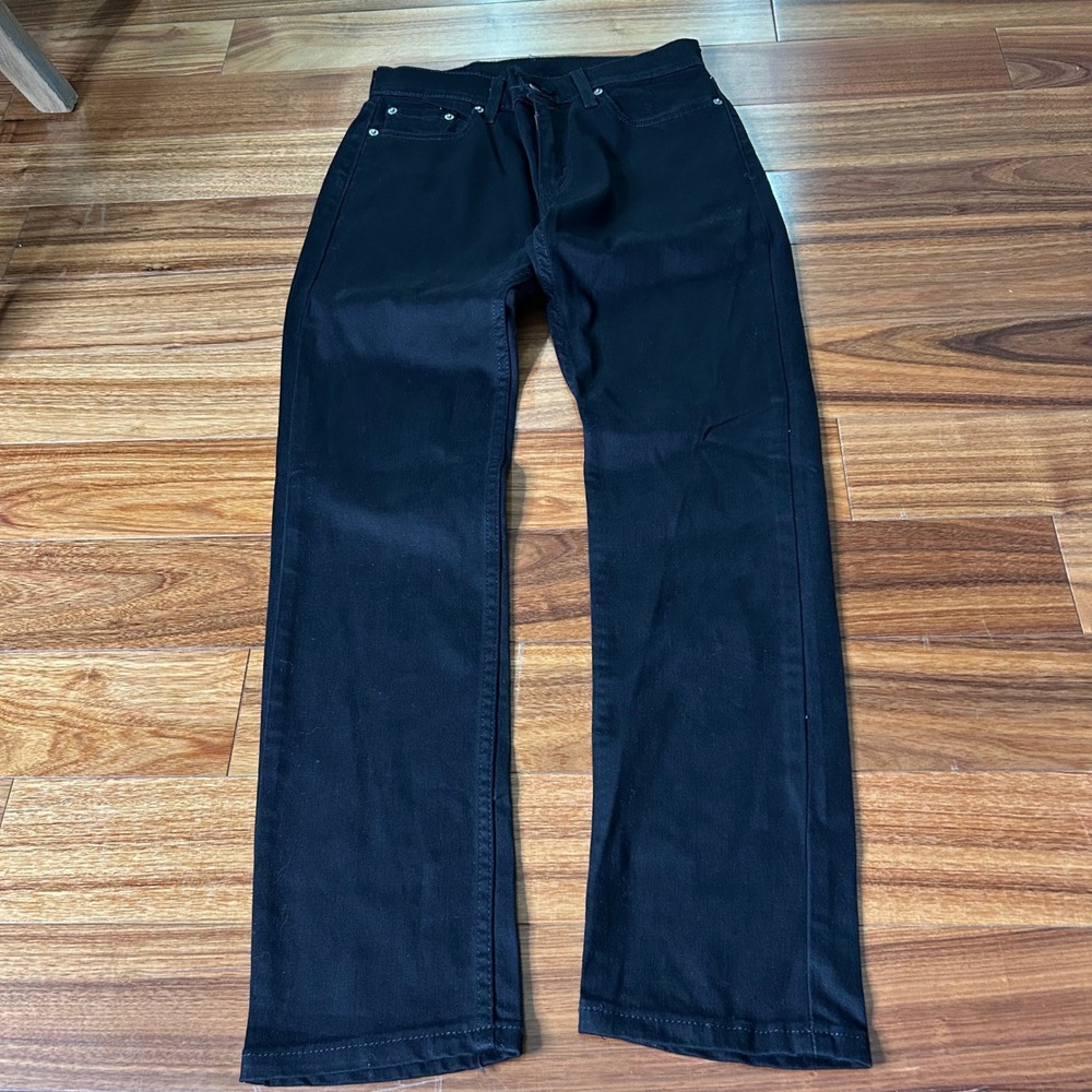 Levi's 511 Slim Fit Jeans Mens Black‎ Waterless Denim Pants W28 L30